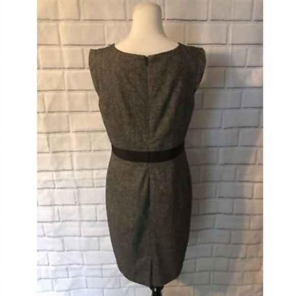 Banana Republic Gray Career Dress Sz 10 Sheath - Picture 3 of 6